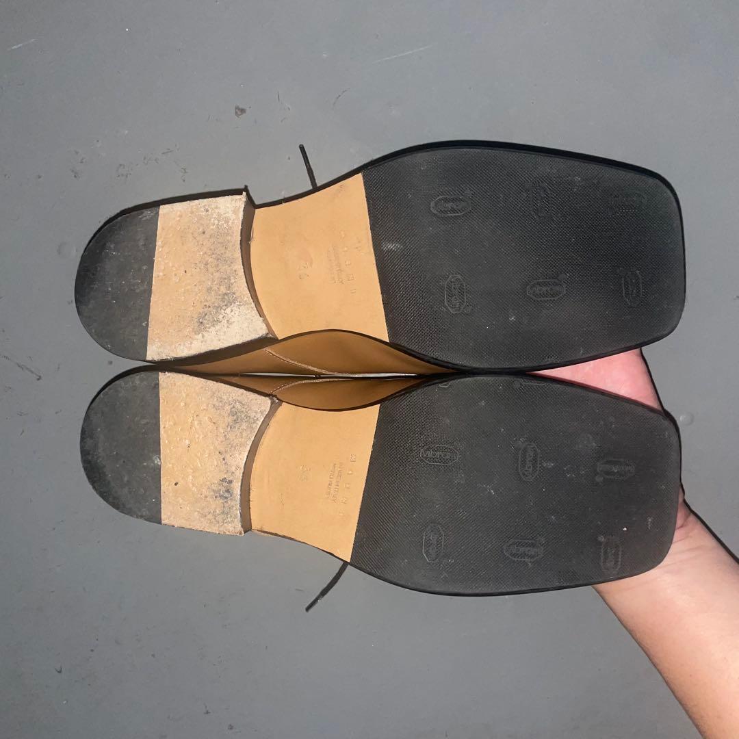 MARNI スクエアトゥレザードレスシューズ