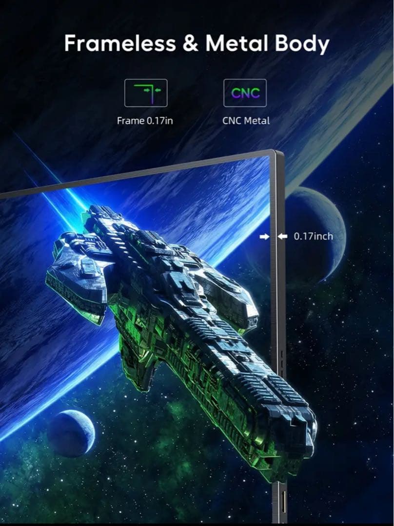 【新品】EVICIV 18.5型ポータブルモニター 120Hzモバイルモニター