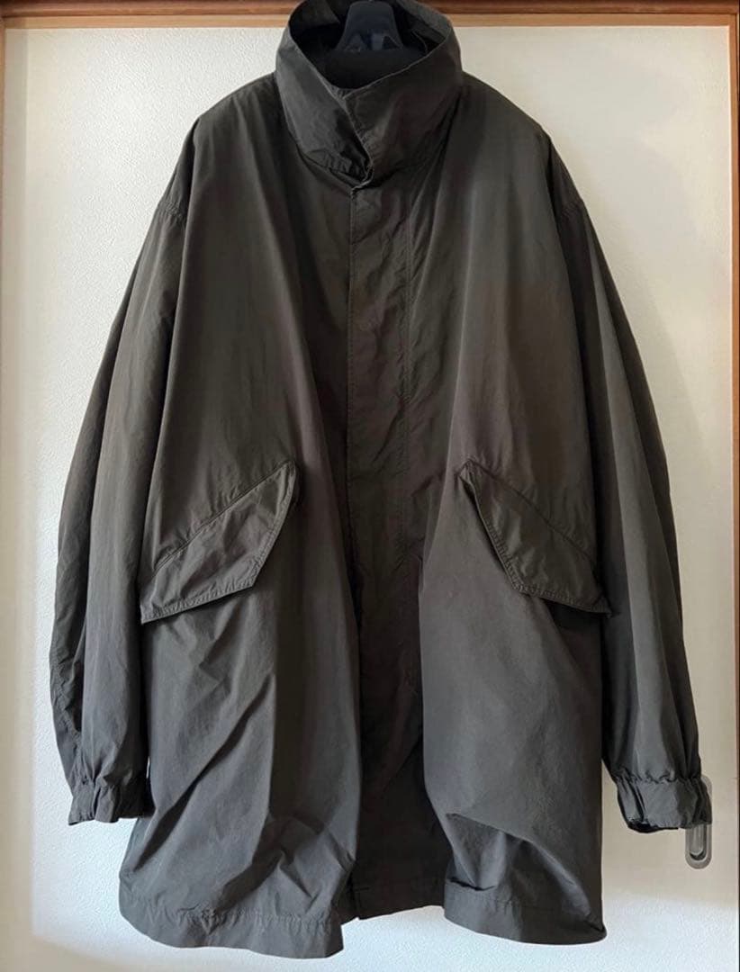 aton×ビューティ＆ユース別注　ショート丈モッズコート オリーブ