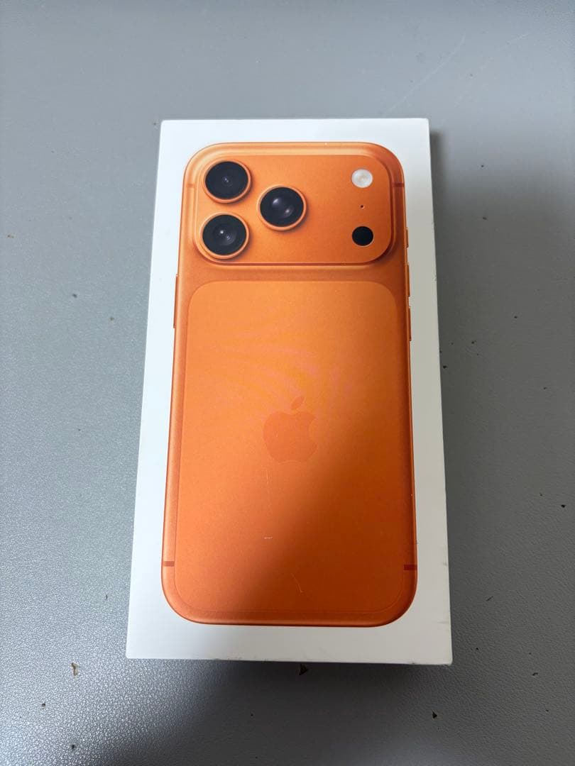 物理SIM新品未開封 iPhone 17 Pro 256GB コズミックオレンジ