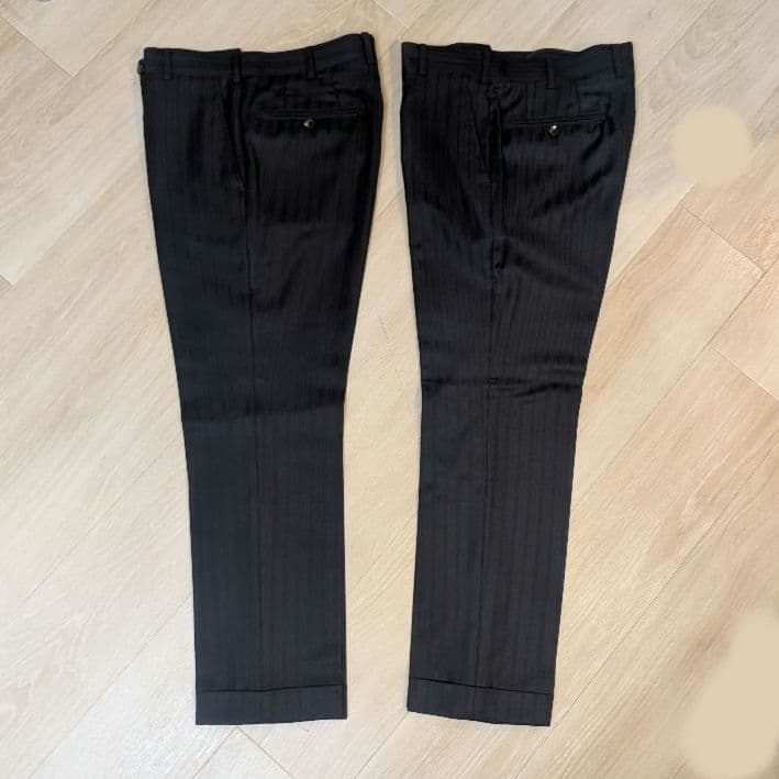 【美品】Ermenegildo Zegna ゼニア トロフェオ ブラック