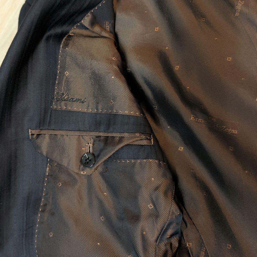 【美品】Ermenegildo Zegna ゼニア トロフェオ ブラック