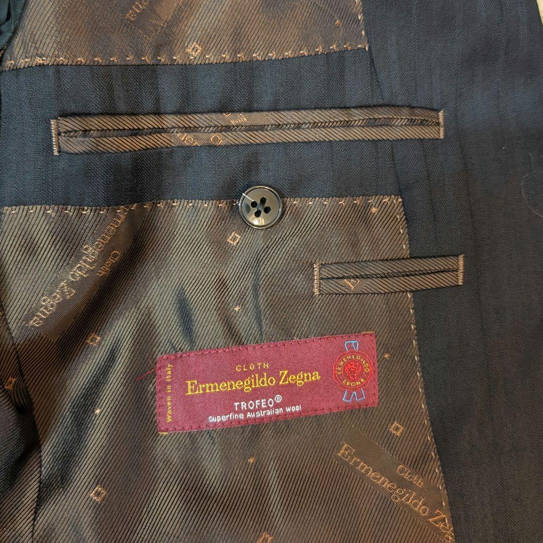 【美品】Ermenegildo Zegna ゼニア トロフェオ ブラック