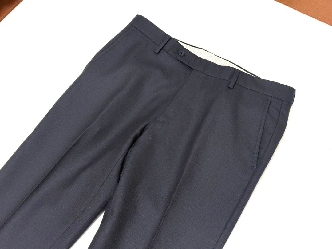 グリーンレーベルリラクシング スーツ ネイビー　2パンツ　48