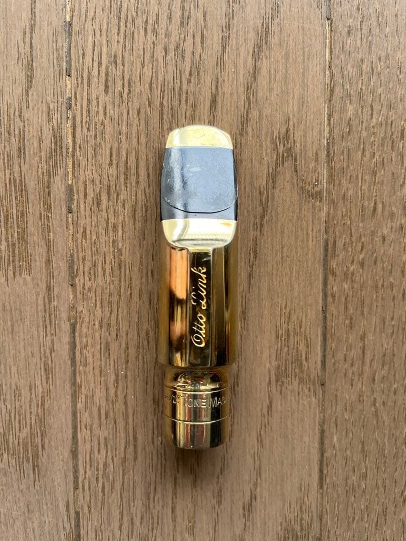 【磨きました】Otto Link 金属製アルトサックスマウスピース&リガチャー