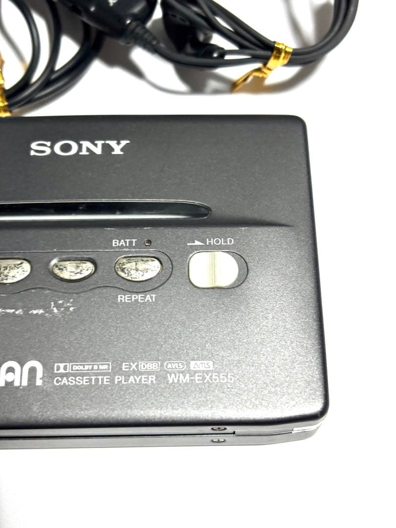 SONY カセットウォークマン WM-EX555 整備品 リモコン付き