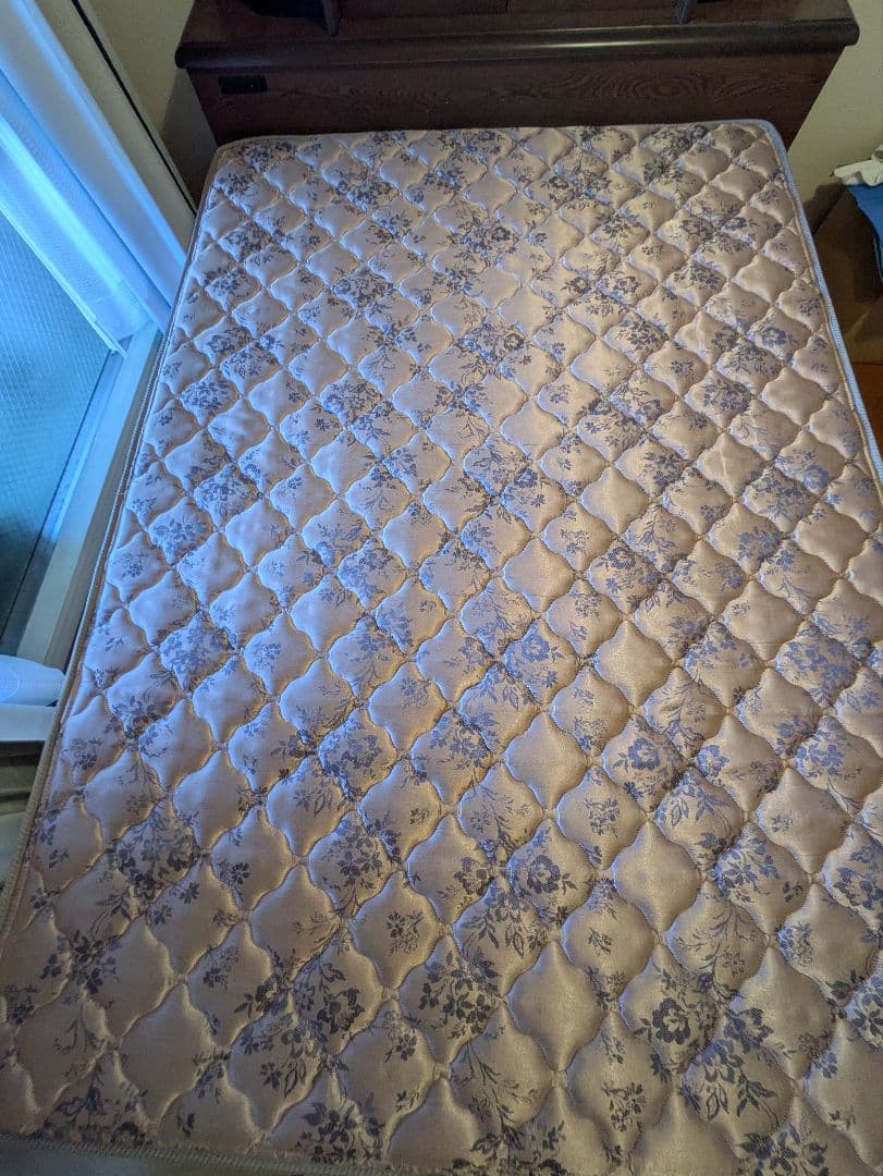 ダブルベット　木製フレーム　送料込み　※即購入NG