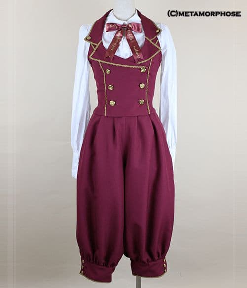 メタモルフォーゼ☆コルネリウスパンツ☆プラスサイズ☆ボルドー