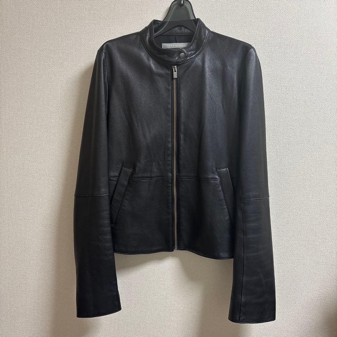 ジジ　セオリーリュクス　ライダース　レザージャケット　黒　ブラック　38号