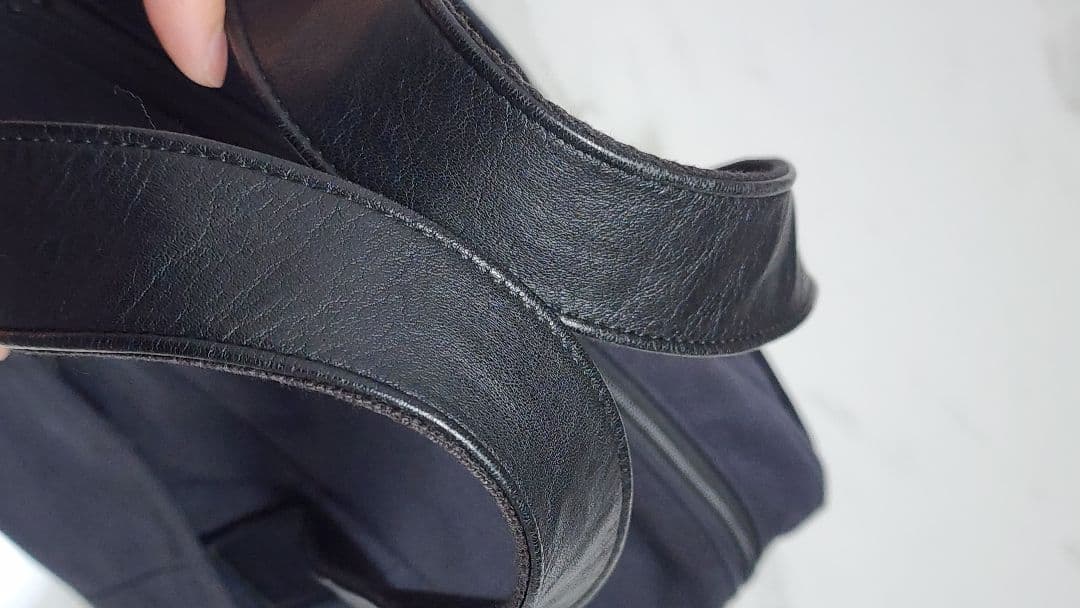 PORTER ボストンバッグ ブラック　ポーター　レザーと布のコンビ