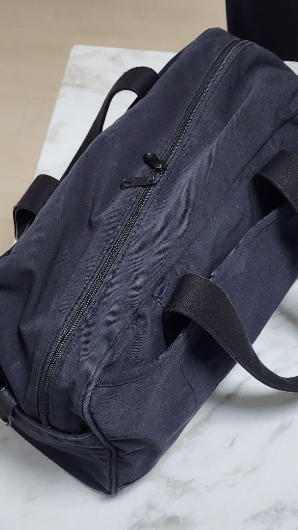 PORTER ボストンバッグ ブラック　ポーター　レザーと布のコンビ