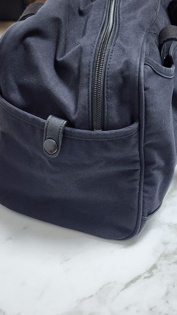 PORTER ボストンバッグ ブラック　ポーター　レザーと布のコンビ