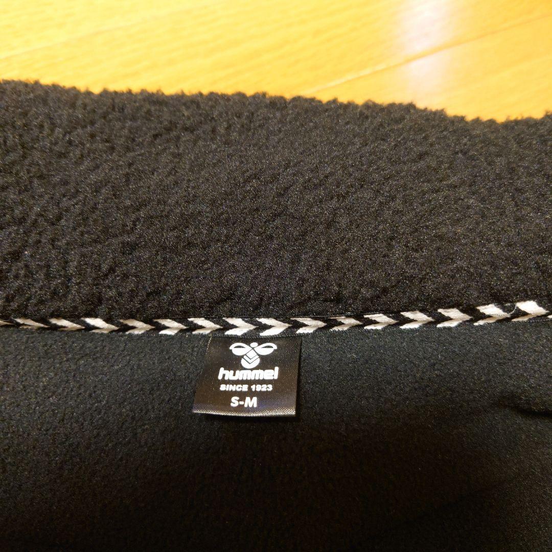 【新品】hummel ボアジップアップジャケット 黒　S・M