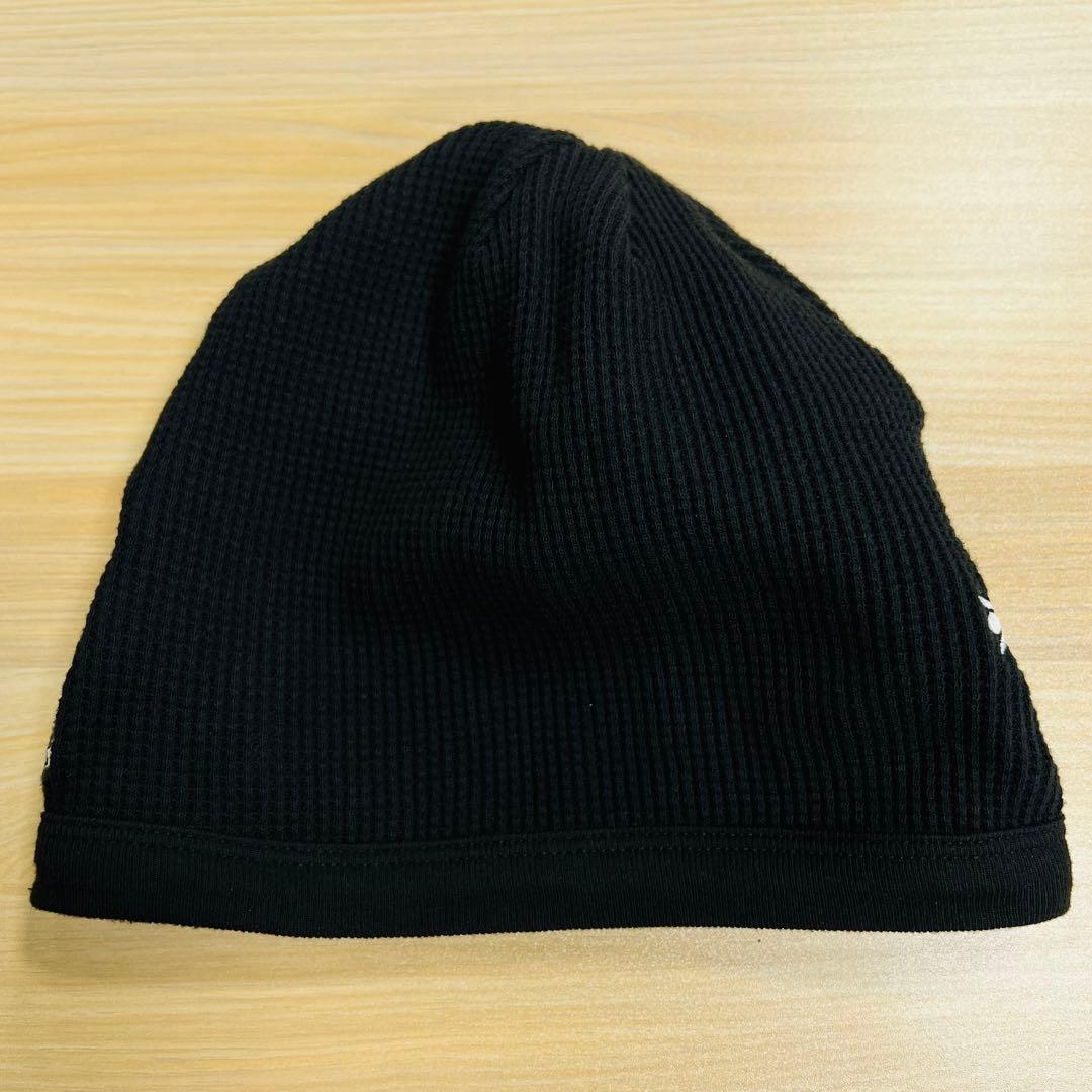クロムハーツ ビーニーキャップ CHクロス 刺繍ロゴ 黒 サーマル
