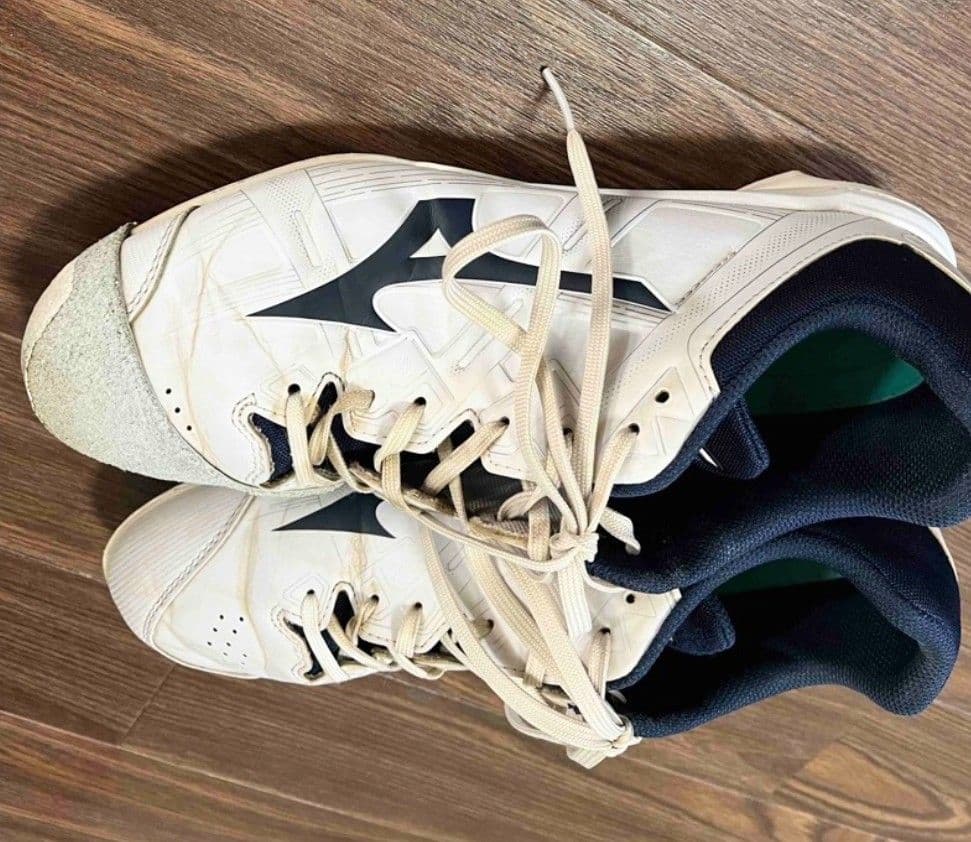 26.5cm Ｐ革付き 野球 スパイクシューズ P皮付き 26.5センチ