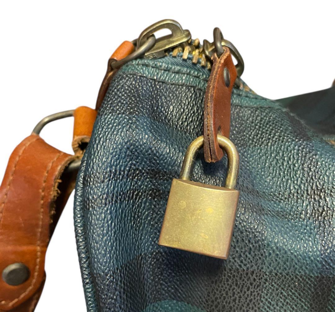 Ralph Lauren ボストンバッグ 大きめ グリーン・チェック柄