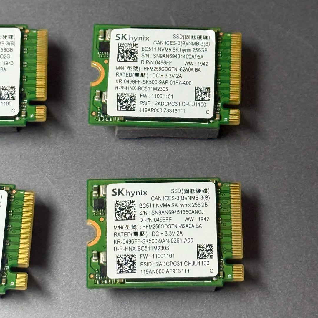 M.2SSD 256G 6個セット