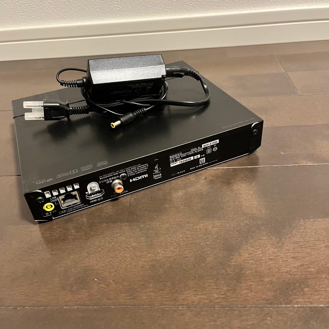 SONY Blu-ray Disc／DVD プレーヤー コンパクトモデル　美品