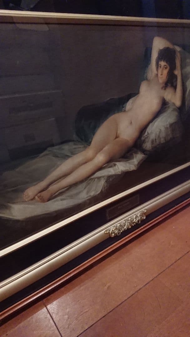 希少✨ ゴヤ「裸のマハ」複製画 額装 絵画 西洋美術 巨匠 名画 インテリア