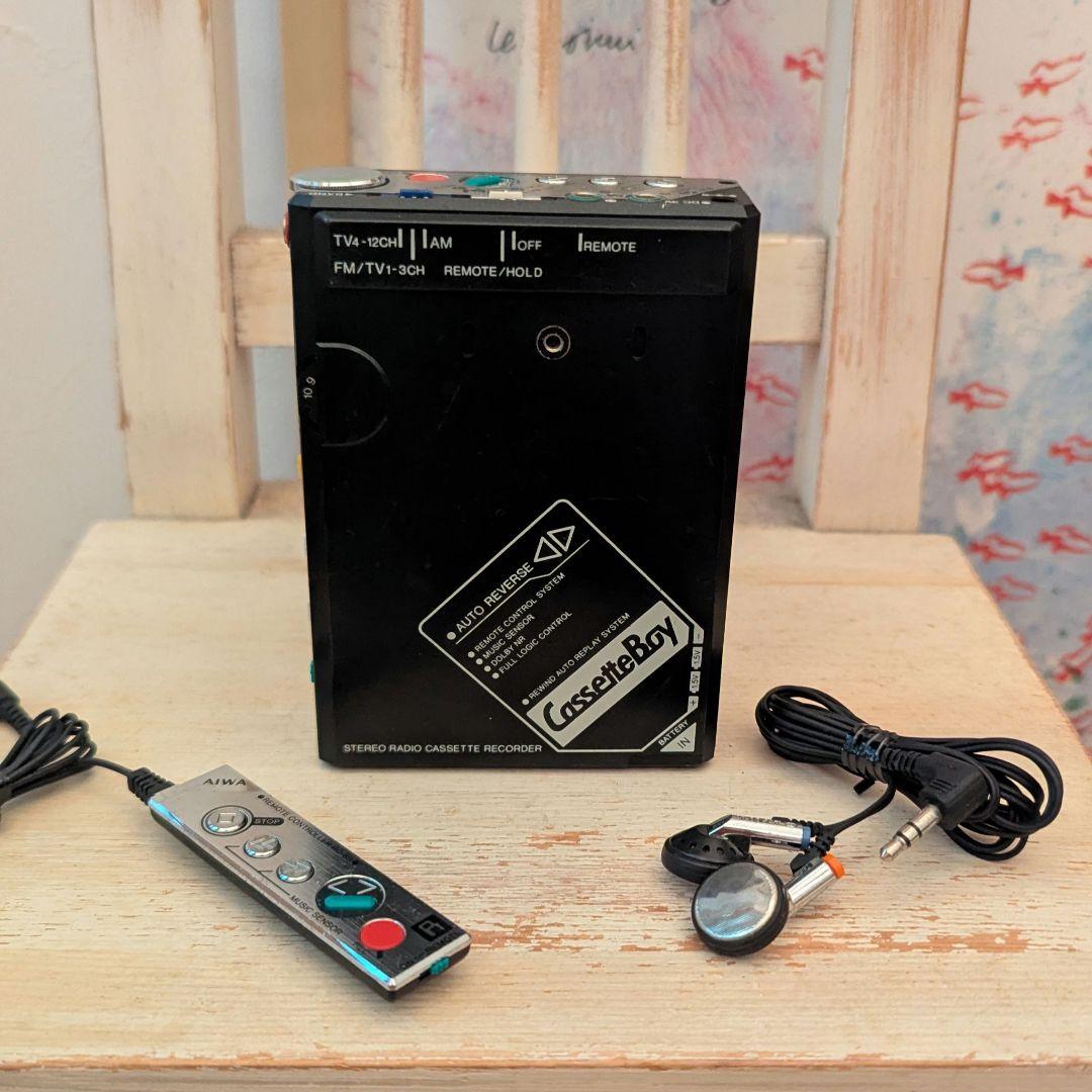 【ジャンク品】AIWA カセットプレーヤー カセットボーイ HS-J8