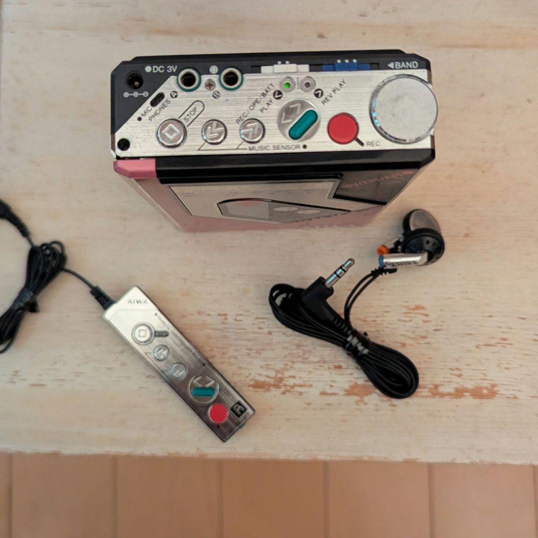 【ジャンク品】AIWA カセットプレーヤー カセットボーイ HS-J8