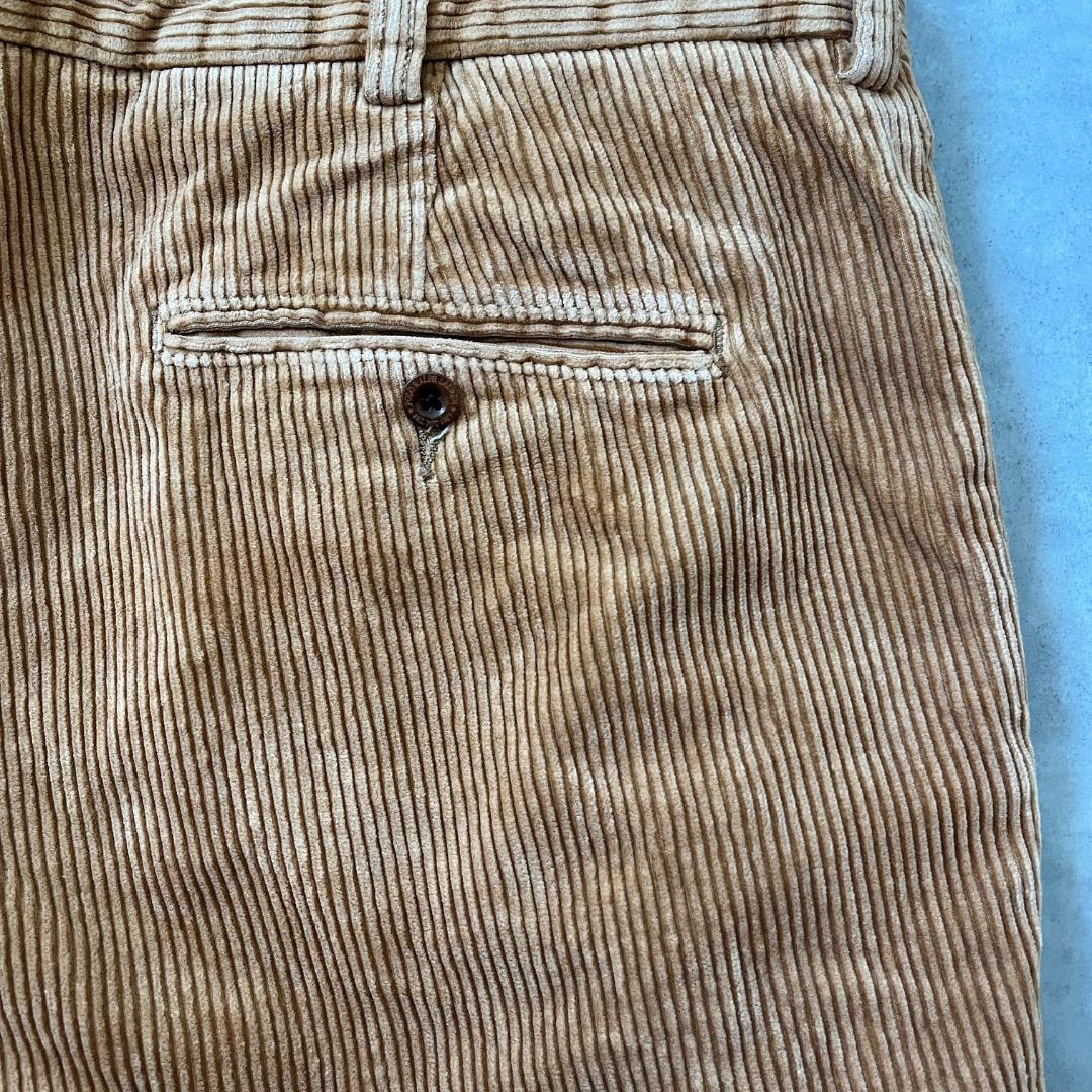 ポロバイ ラルフローレン W38 コーデュロイ ポロチノ 古着 茶 18207