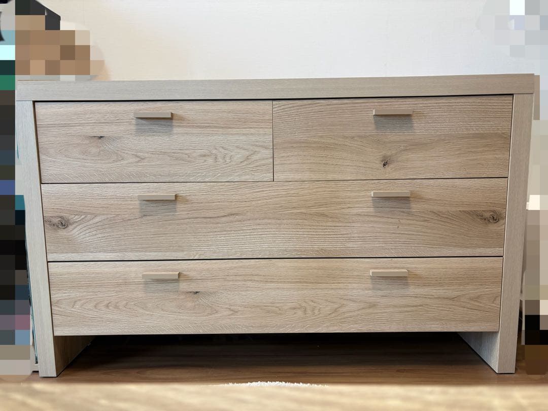 ローチェスト　脚付き　3段　収納 サイドボード キャビネット　テレビ台