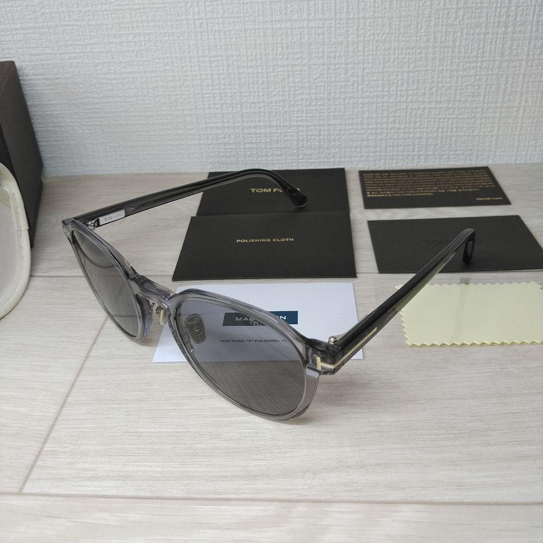 希少K番トムフォードtf974kサングラス眼鏡クリア薄レンズ箱ftロンハーマン等