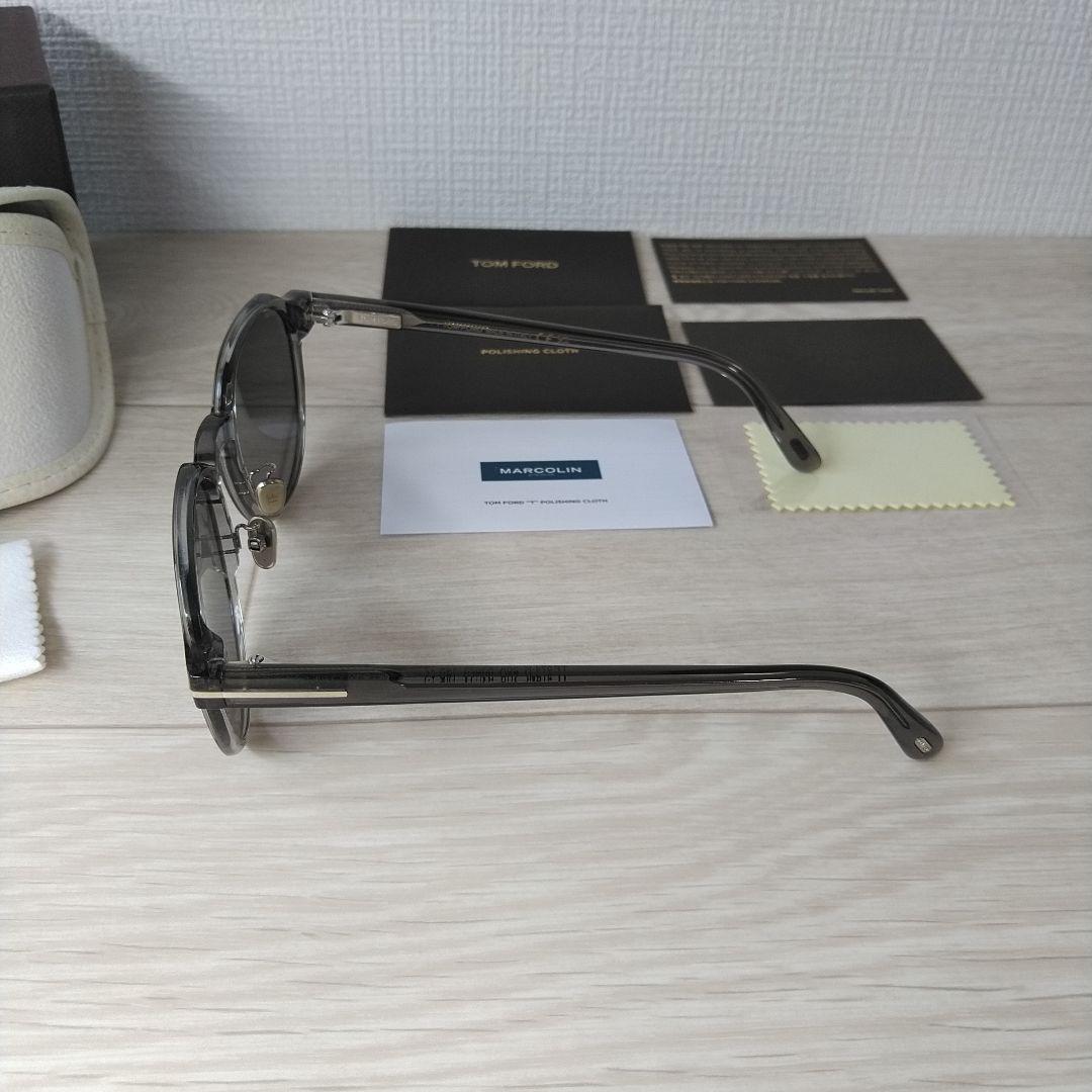 希少K番トムフォードtf974kサングラス眼鏡クリア薄レンズ箱ftロンハーマン等