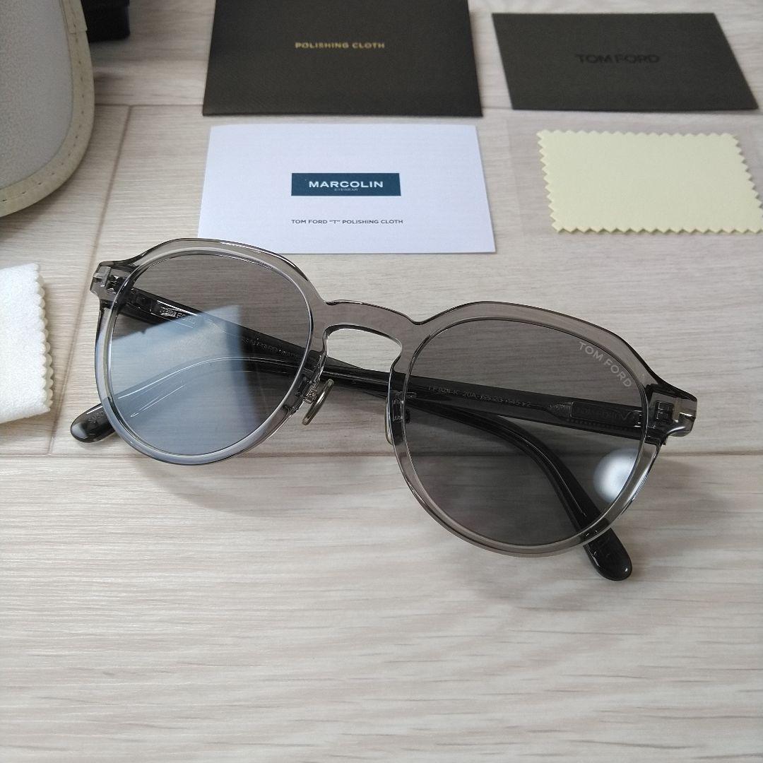 希少K番トムフォードtf974kサングラス眼鏡クリア薄レンズ箱ftロンハーマン等