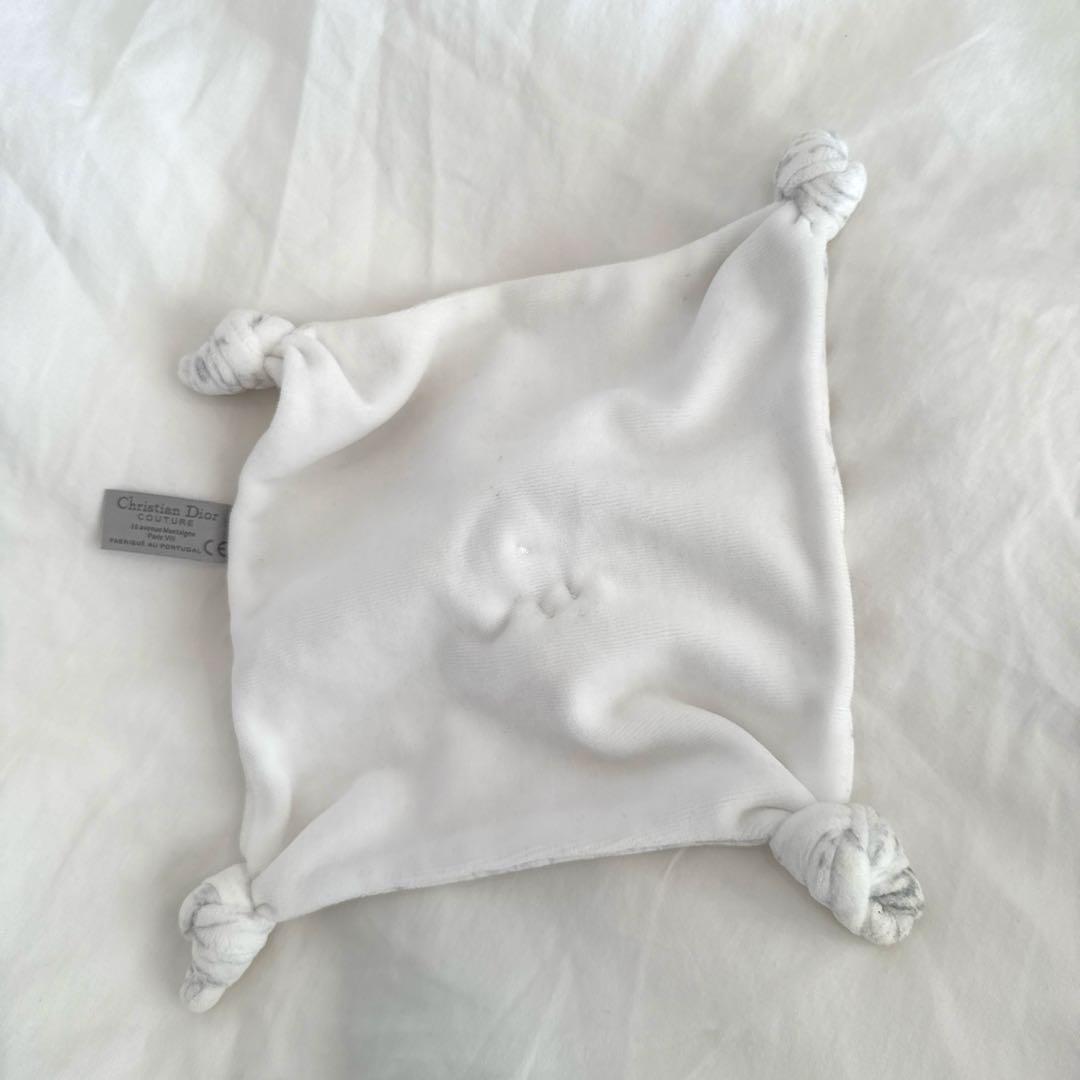 美品　Baby dior ブランケット　ぬいぐるみ　グレー