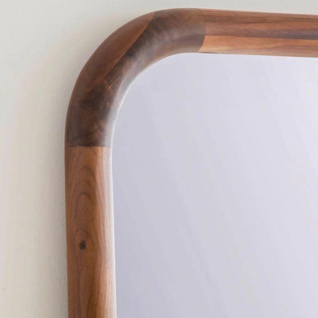 関家具 スタンドミラー 姿見 ウォールナット 新品 定価28600