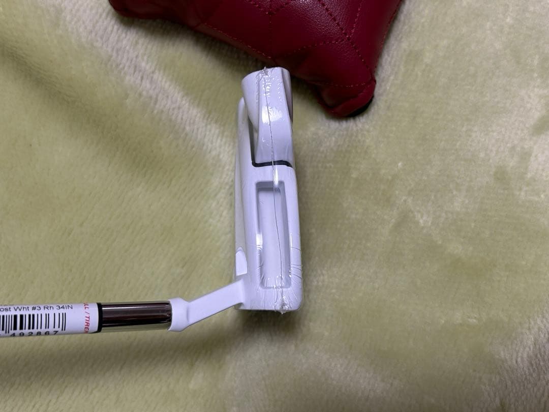 新品 スパイダーGhost Whiteパター スモールスラント 34インチ