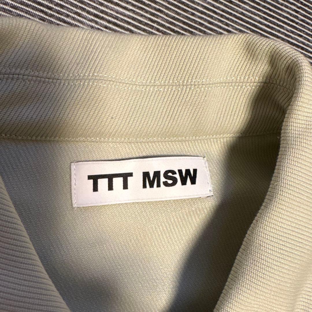 ジャケット・アウター TTT MSW Wool Leather Piping Jacket Mint