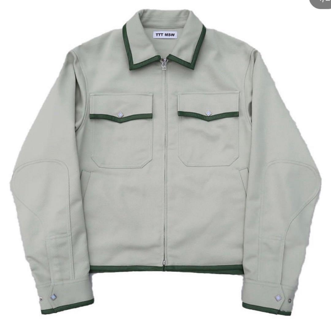 ジャケット・アウター TTT MSW Wool Leather Piping Jacket Mint