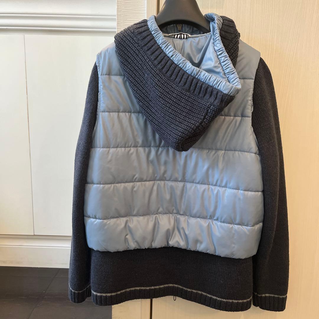 ランバンスポール フード付きニットアウター