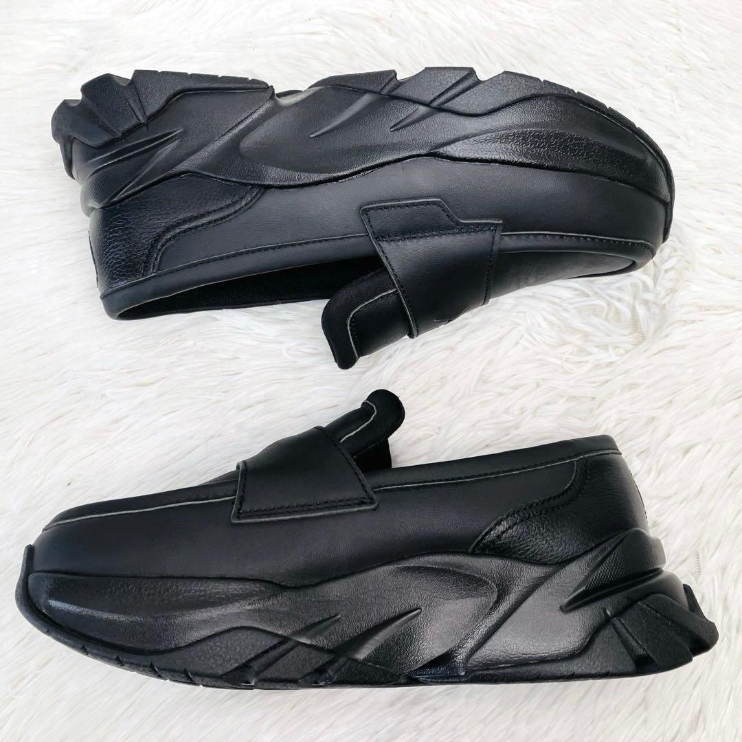 【ご試着のみ】PUMA24.5㌢LOAFYR WNS 厚 底　ローファー　黒