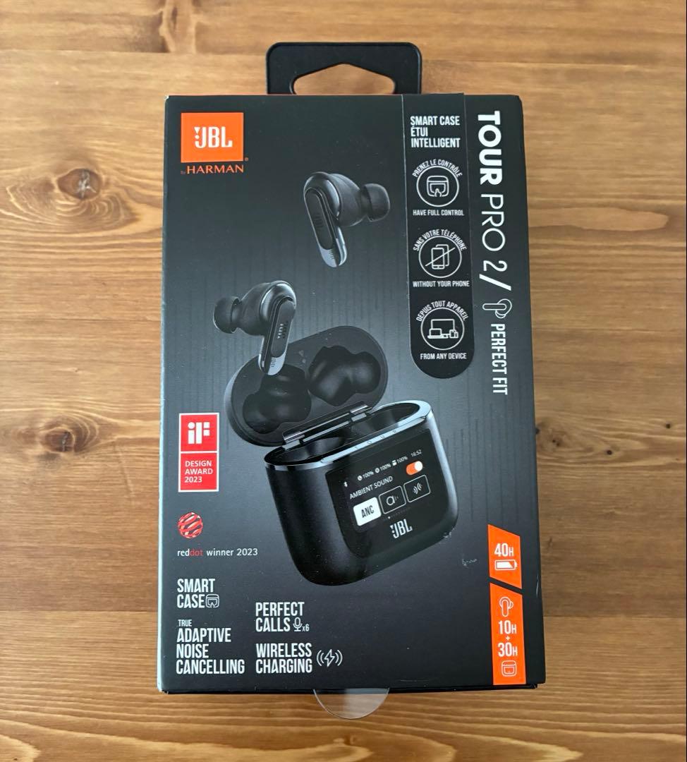 [美品]JBL TOUR PRO 2 ワイヤレスイヤホン ノイズキャンセリング