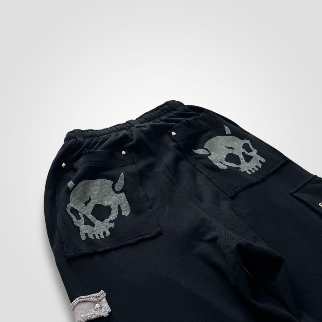 1664◆Gamchuガムチュ 赴くままに分解分離スウェットカーゴパンツ