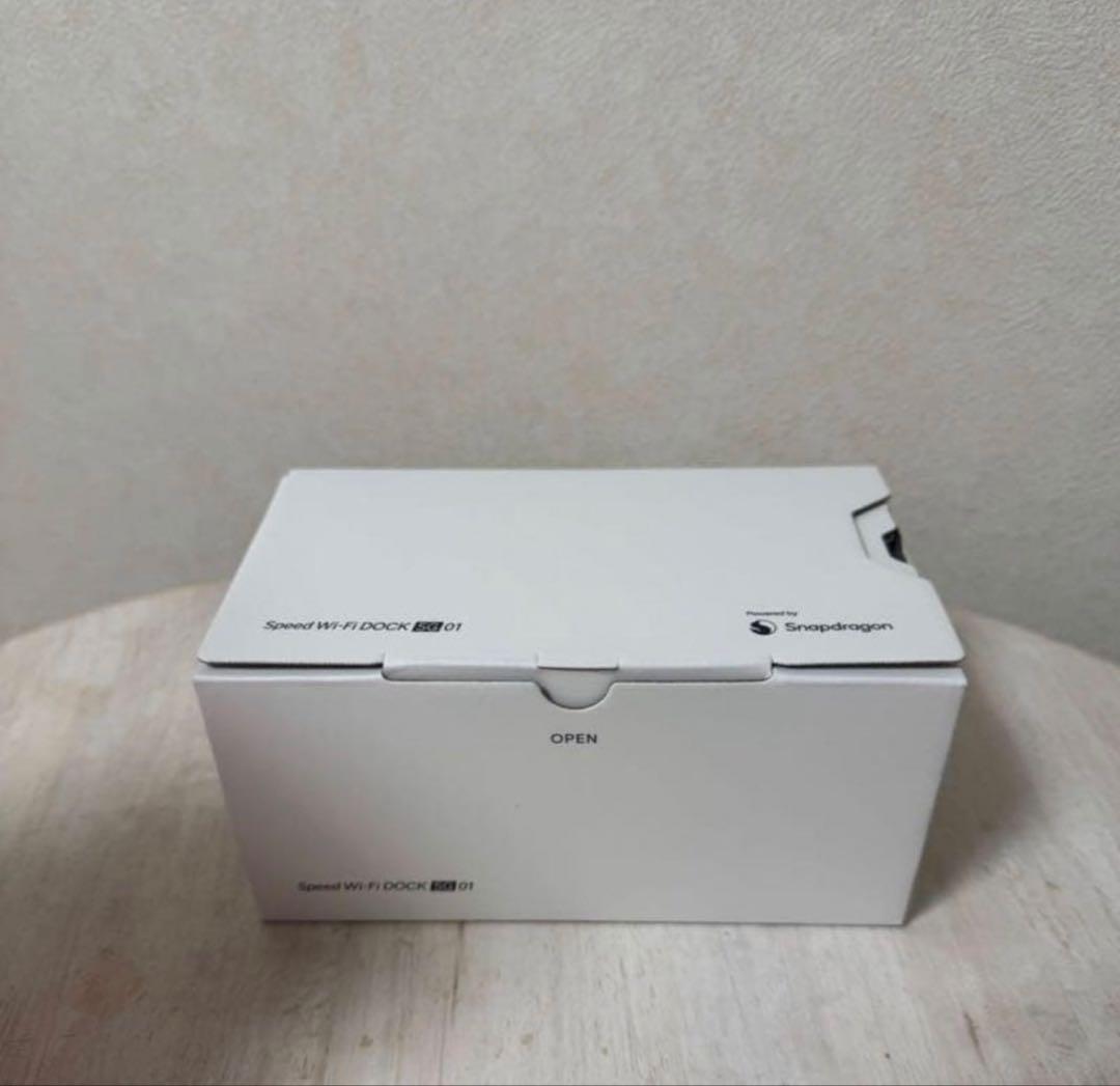Speed Wi-Fi DOCK 5G 01 未使用
