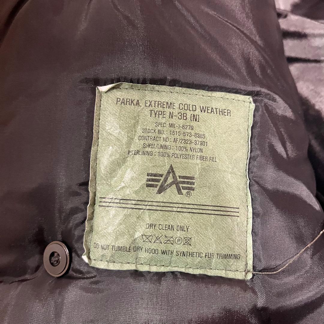 ALPHA INDUSTRIES N3BミリタリージャケットMサイズ　美品