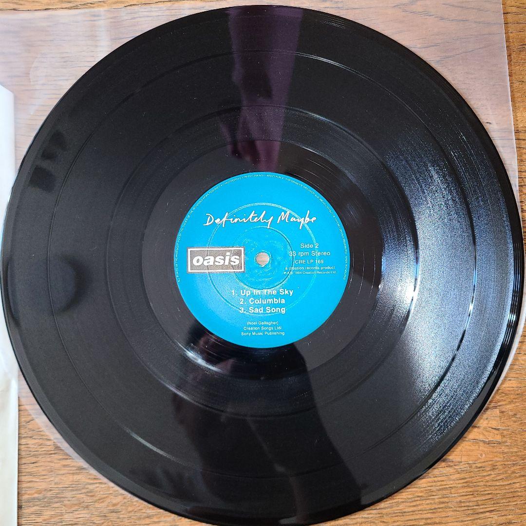 Oasis Definitely Maybe レコード UK盤