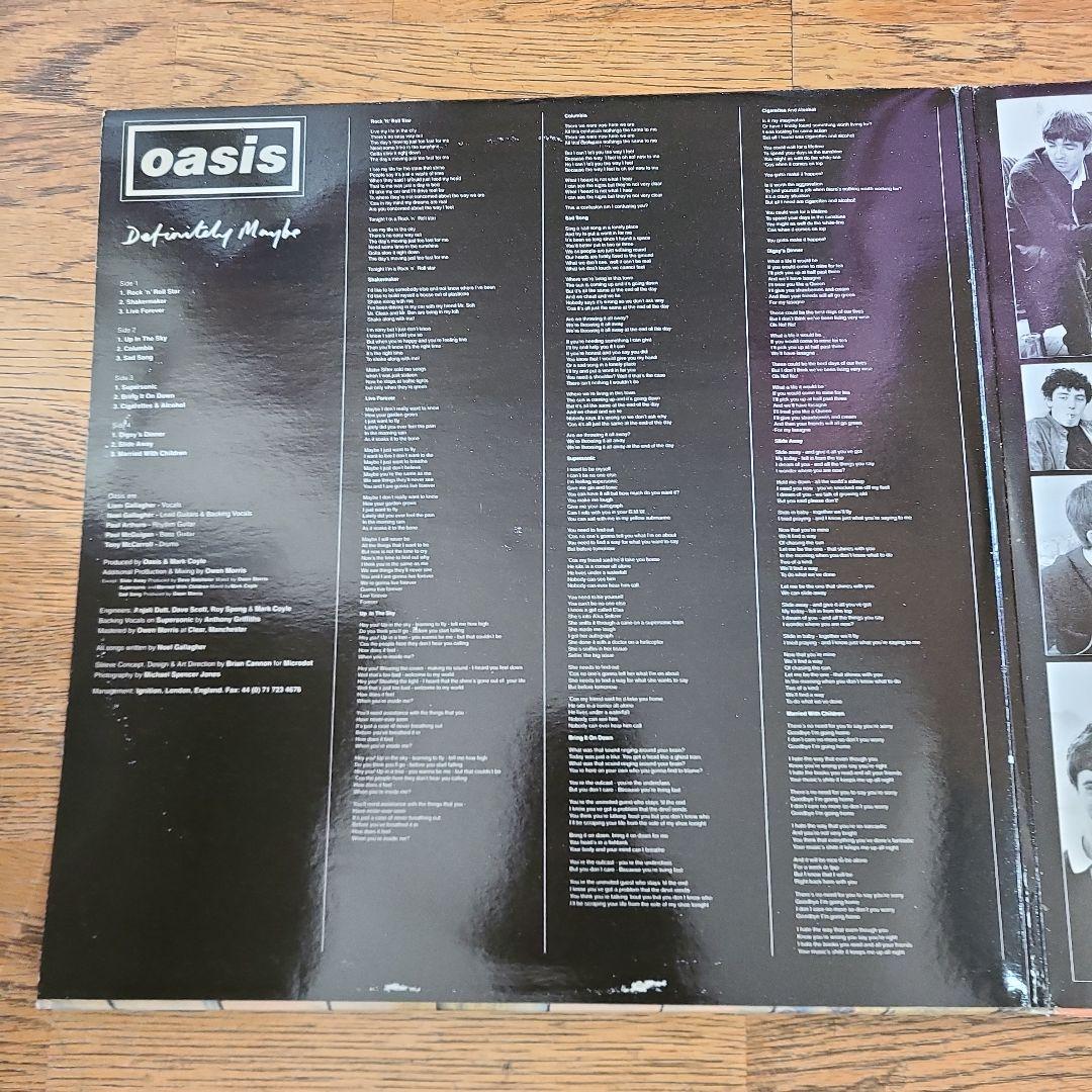 Oasis Definitely Maybe レコード UK盤