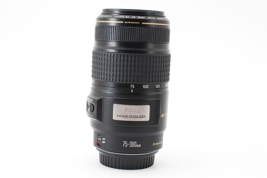 一眼レフカメラ　Canon EF 75-300mm F4-5.6 IS USM