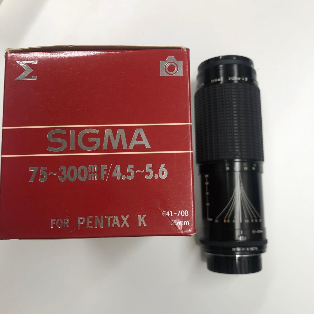59 PENTAXフィルムカメラ 1点 SIGMA カメラレンズ 3点セット