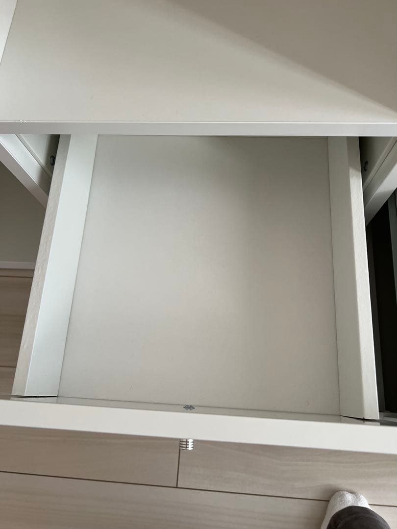 KALLAX カラックス シェルフユニット インサート4個付き, ホワイト