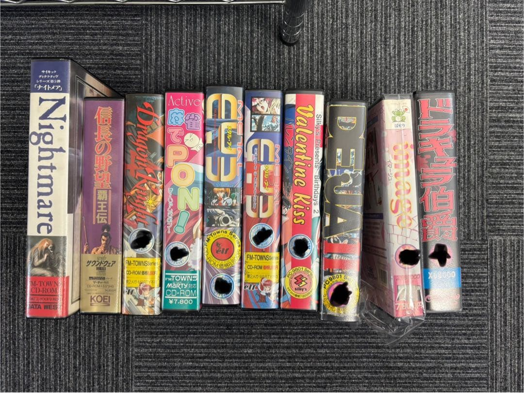 fm-towns ソフト、キーボード、マウス(ソフト、ゲームコントローラおまけ)