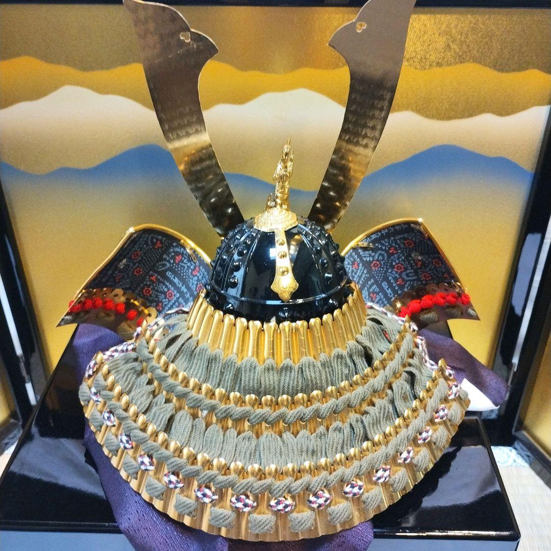 【美品】秀月の兜飾り一式　五月人形　端午の節句　子供の日