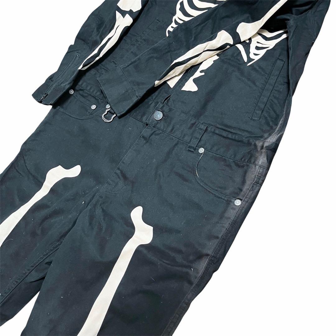 は*り様 【希少】VANSON つなぎ ヒューマンボーン スカル　ワンスター カ
