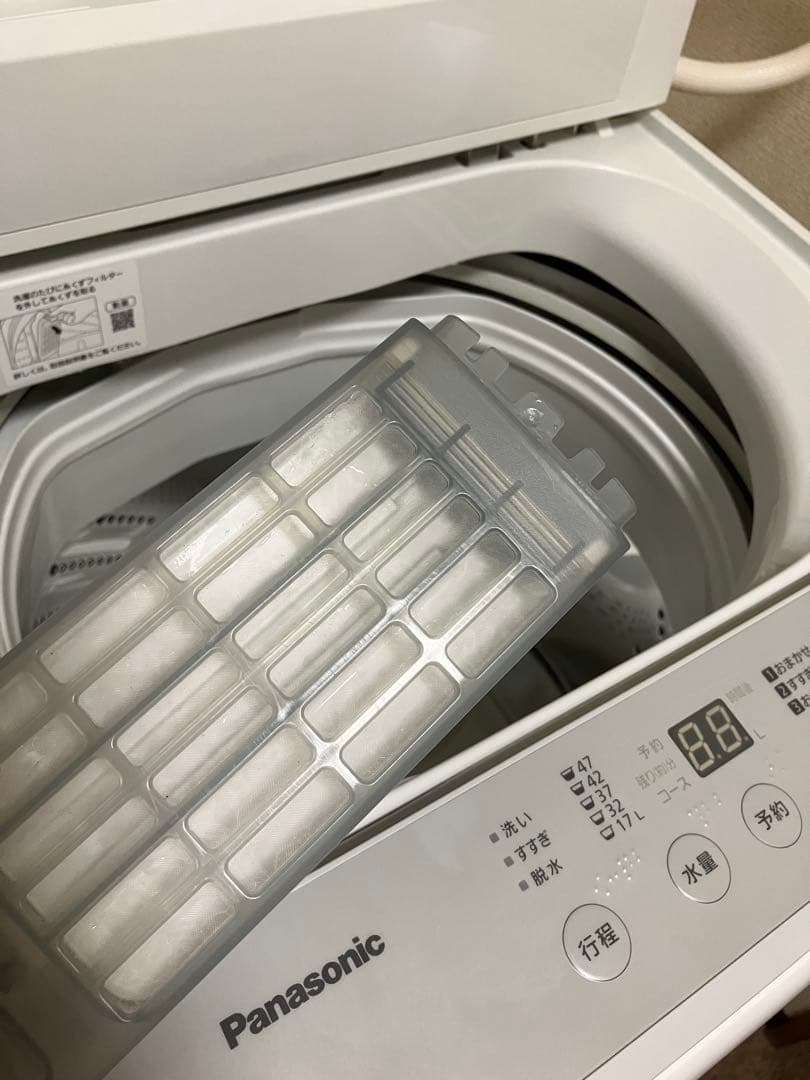 【美品】Panasonic 縦型洗濯機 5kg 2022年製